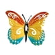 thumbnail image 4 of Escultura decorativa de pared con forma de mariposa de hierro Amarillo, 4 of 9