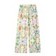 thumbnail image 5 of Conjunto de 2 piezas de moda para mujer, camisas estampadas de un solo pecho y pantalones de cintura alta elástica vintage, conjuntos de pantalones elegantes para mujer, 5 of 5