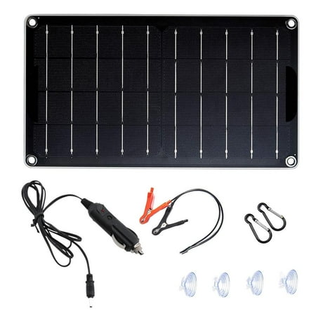 

Famure Solar Battery Charger Solar Panel Trickle Charger Solar Panel Trickle Charger Solar Battery Maintainer High Conversion Rate Solar Chargers for Electronic Devices Circuit Protection beautifully