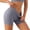 A-Multicolor355, variant on XIAONU Women's Striped Fold-Over Yoga Shorts Slim Fit Above Knee Stretch Waist Soft Active Lounge Bottoms
