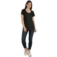 thumbnail image 5 of Inkmeso Inkmeso Womens Scoop-Neck T-shirt Short Sleeve Summer Basic Tee, 5 of 7