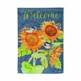 thumbnail image 2 of Evergreen Sunflowers and Birdies Suede Garden Flag 12 x 18 Inches Indoor Outdoor Decor, 2 of 7
