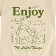 thumbnail image 3 of Winnie the Pooh - Enjoy the Little Things - Youth Girls Fitted Short Sleeve T-Shirt, 3 of 5