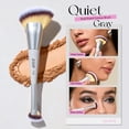 thumbnail image 4 of Jessup Face Makeup Brush Set 3pcs Double Sided Makeup Brushes for Foundation Contour Blush Highlight Concealer, Cruelty Free Cosmetic Tools Quiet Gray T521, 4 of 6