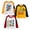 WMBLT111319, variant on HILEELANG DINO TSHIRT: Long Sleeve, Crewneck, Cotton, Casual, 3-Pack, Size 5