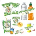thumbnail image 2 of Etiquetas para bolsas de jugo con diseño de animales de safari en la jungla, personalizadas, impermeables, para golosinas, cajas, botellas, pegatinas con nombre, decoración de cumpleaños y Navidad, 2 of 5