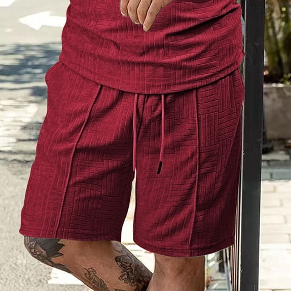 Men's Basketball Shorts Lightweight Quick Dry Mesh Athletic Running Sweat Drawstring Shorts with Pockets Wine M