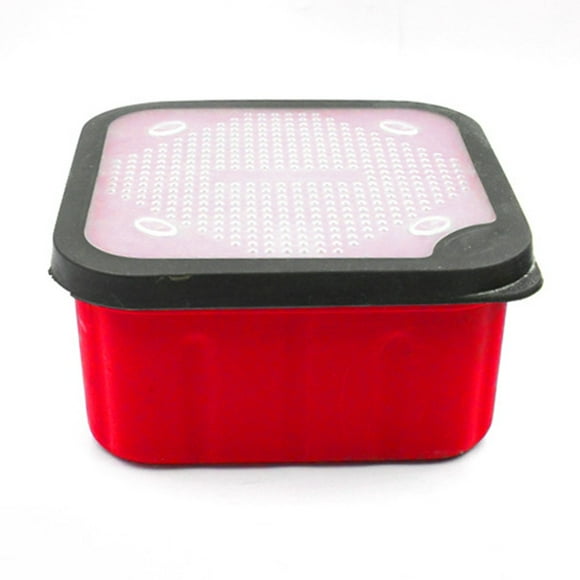 Portable Plastic Live Bait Box Redworm Box Carp Fishing Accessories with Holes