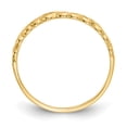 thumbnail image 2 of 14K Yellow Gold Ring Band Themed Polished Hearts, Size 9, 2 of 5