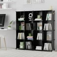 thumbnail image 5 of Closet Organizers and Storage, 16 Cube Storage Organizer, Closet Organizer Bookshelf Cubes Shelves for Clothes, Bedroom,  Bathroom, Wardrobe, Garment Racks, Black, 5 of 7