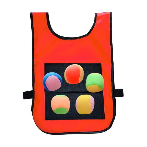 Outdoor Sports Activity Kit for Kids and Family in Backyard Play with Catch Vest and Five for Outdoor