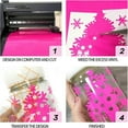 thumbnail image 4 of , 3 Sheets Thermochromic Adhesive Vinyl, Heat Temperature Sensitive Vinyl for DIY Craft Stickers, 4 of 5