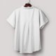 thumbnail image 4 of ¡Liquidación de ahorros de verano 2024! qucoqpe Camisas abotonadas para mujer, blusas de manga corta con cuello en V, túnicas casuales holgadas, blusas de color liso con bolsillos, 4 of 5