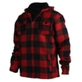 thumbnail image 4 of Chaqueta Gary Com de forro polar sherpa de franela gruesa y gruesa para hombre, 4 of 9