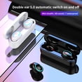 thumbnail image 3 of Injueey Mini auriculares intrauditivos Bluetooth 5,0 impermeables auriculares manos libres inalámbricos 8D sonido estéreo auriculares Cables de audio/vídeo blanco, 3 of 5