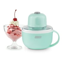 Dash My Mug Ice Cream Maker, for Ice Cream, Gelato, Sorbet, Frozen Yogurt, and Custom Mix-Ins, Aqua