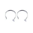 thumbnail image 2 of SmartBy 10/6/2Pcs Stainless Steel Nose Open Hoop Ring Body Piercing Stud Unisex Jewelry, 2 of 7