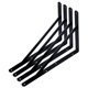 thumbnail image 1 of Soportes de estantería NEODROP, 4 unidades, 40 cm, acero negro de alta resistencia, 1 of 6
