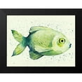 thumbnail image 2 of Popp, Grace 24x19 Black Modern Framed Museum Art Print Titled - Speckled Freshwater Fish II, 2 of 5