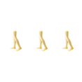 thumbnail image 1 of QualitChoice 1 Paire de Chaussettes Hautes pour Femmes 52 cm Style Preppy Jaune Vif 3Ensemble, 1 of 6