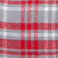 thumbnail image 4 of Parkland Collection Transitional Plaid White Square 16"" x 16"" Pillow, 4 of 5