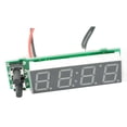 thumbnail image 3 of Car Clock Universal Automotive Digital Clock Green, 3 of 5