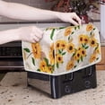 thumbnail image 2 of Bread Machine Cover Yellow Sunflowers Print Toaster Oven Cover Fashion Durable Bread Maker Cover Toaster Dust Cover 2 Slice Kitchen Small Appliance Covers Washable, 2 of 8