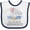 White and Navy, variant on Inktastic Will You Be My Godparents? Boys or Girls Baby Bib