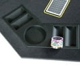 thumbnail image 2 of Game Tables INO Design 48" Folding Poker Tabletop for 8-Player Texas Holdem Octagon Casino Game Portable Layout Mat Black,Pool Table, 2 of 7