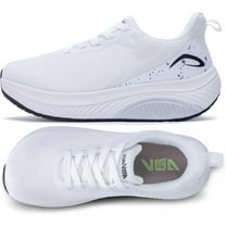 AOV GREEN LEAF Wide Toe Box Walking Shoes Arch Support Plantar Fasciitis Sneakers Orthotic Tennis Shoes