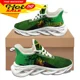 thumbnail image 1 of Zapatos planos con estampado de bandera de Jamaica para mujer, zapatillas cómodas con cordones, control flexible, 1 of 6