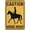 Warning Sign 1, variant on Caution Hot Reflective Aluminum Metal Signage - 8"x12", With Symbol, Weatherproof - Kitchen, Workshop, Factory, Grill Area