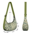 thumbnail image 4 of Women’s Paisley Shoulder Bag – Boho Vintage Retro Ethnic Floral Geometric Crossbody Purse with Colorful Exotic Artistic Mandala Design, Lightweight Water-Resistant Tote, 4 of 5