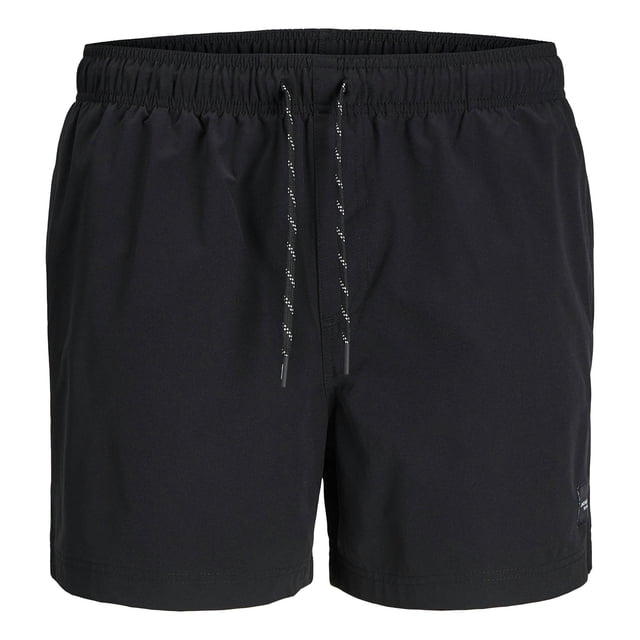 JACK&JONES Traje de baño hombre - JPSTMAUI JJSWIM SOLID AKM SN, bañador Negro XL (X-Large)