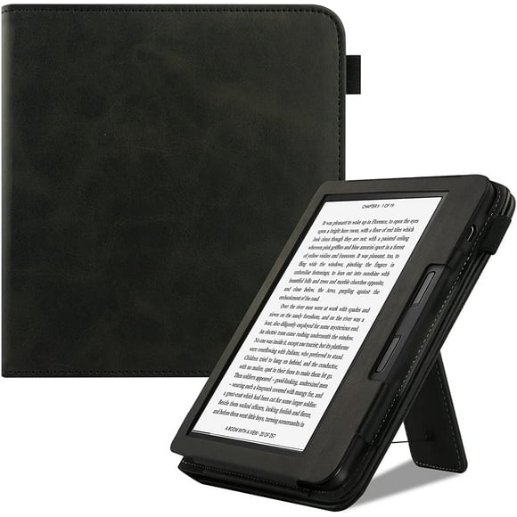 KIMATOT Kobo Libra 2 Case - Premium PU Leather Smart Cover Compatible with Kobo Libra 2 2021 Release with Stand