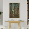 thumbnail image 2 of PixonSign Framed Canvas Print Wall Art Birch Forest by Gustav Klimt Nature Wilderness Illustrations Retro Decorative Floral Botanical Minimal Calm/Relax/Cozy Fine Art - 16"x24" Natural, 2 of 5