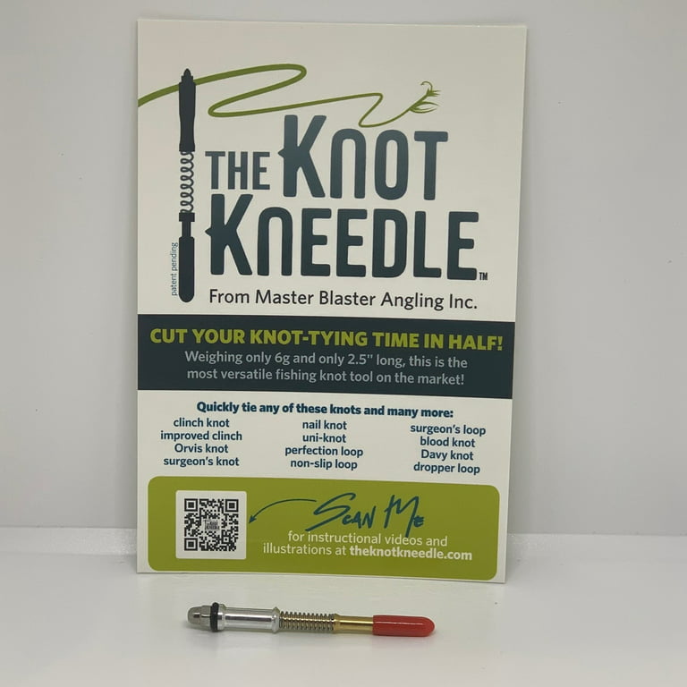Knot Kneedle (2pk) -Designed to Tie Your Fly Fishing Knots with Ease! Made  of Brass! 