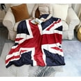 thumbnail image 5 of British Flag Blanket, Super Soft Union Jack Throw Blanket Twin Size 60 80 Blanket for Bed Couch Chair Fall Winter Camping Living Room Office Gift, 5 of 6