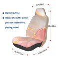 thumbnail image 3 of Wukai Abstract Marble Texture Full Set Car Seat Covers with Soft Padding Universal Auto Front Seats Protector and Cushion Mat, 3 of 5