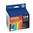 thumbnail image 1 of Epson 124 Cyan, Magenta & Yellow Ink Cartridges, Moderate Capacity, 3 Pack, 1 of 3