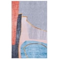 thumbnail image 2 of SAFAVIEH Tacoma Boyce Abstract Machine Washable Area Rug, Beige/Blue, 10' x 14', 2 of 13