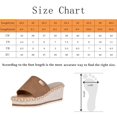 thumbnail image 3 of Women Sandals Heels Woman Slippers Platform Wedges Shoes Ladies Summer Slides, 3 of 6