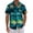 Palm Tree Dark Green, variant on Mens Hawaiian Shirts Tops Short Sleeve Floral Button Down Beach Shirt Vintage Tropical Palm Summer Lightweight Blouses Male
