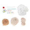 thumbnail image 2 of Kit de crochet para árbol de Navidad, adornos hechos a mano, manualidades, lindos y suaves ganchos de crochet para beige, 2 of 9