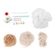 thumbnail image 2 of Kit de crochet para árbol de Navidad, adornos tejidos a mano, kits de decoración caseros para hacer beige, 2 of 9