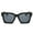 Black/Smoke, variant on Dasein Rectangular Polarized Sunglasses Trendy Sunglasses