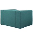 thumbnail image 3 of Modway Mingle Upholstered Fabric Accent Chair in Teal, 3 of 3