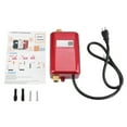 thumbnail image 1 of Mini calentador de agua eléctrico sin tanque, 110V, 3000W, lavado de cocina, enchufe estadounidense, rojo, 1 of 13