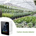 thumbnail image 4 of Multifuncional 5 en 1 CO2 Medidor digital Temperatura Humedad Probador de dióxido de carbono TVOC HCHO Detector Monitor de calidad del aire, modelo: Negro 5 en 1 - modelo: Negro 5 en 1 Kuyhfg Sin marca, 4 of 5