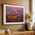 thumbnail image 4 of Taos Sunset - Taos New Mexico Photography Oak Framed Wall Art Print 20 x 30 inches, 4 of 6